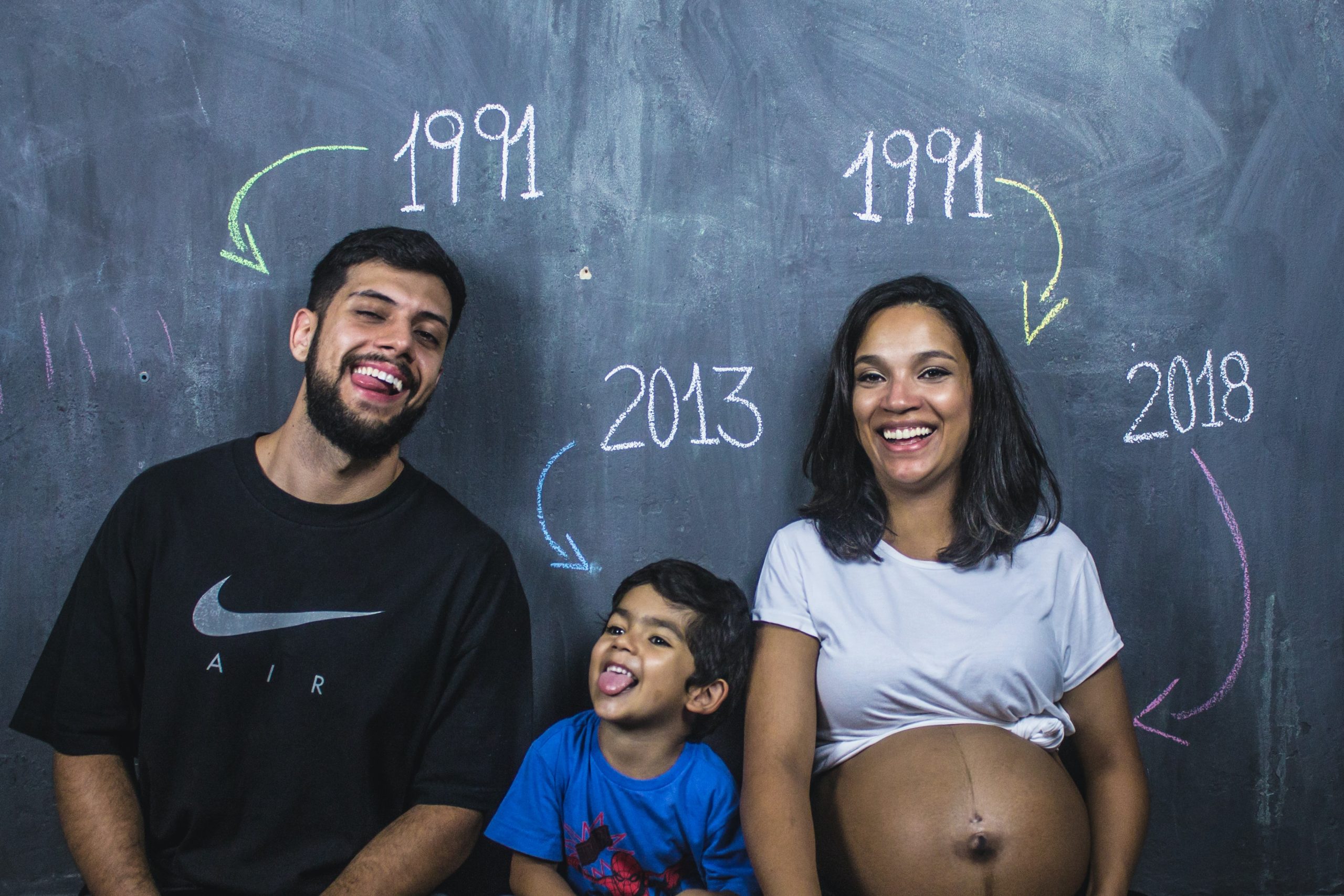 family of three