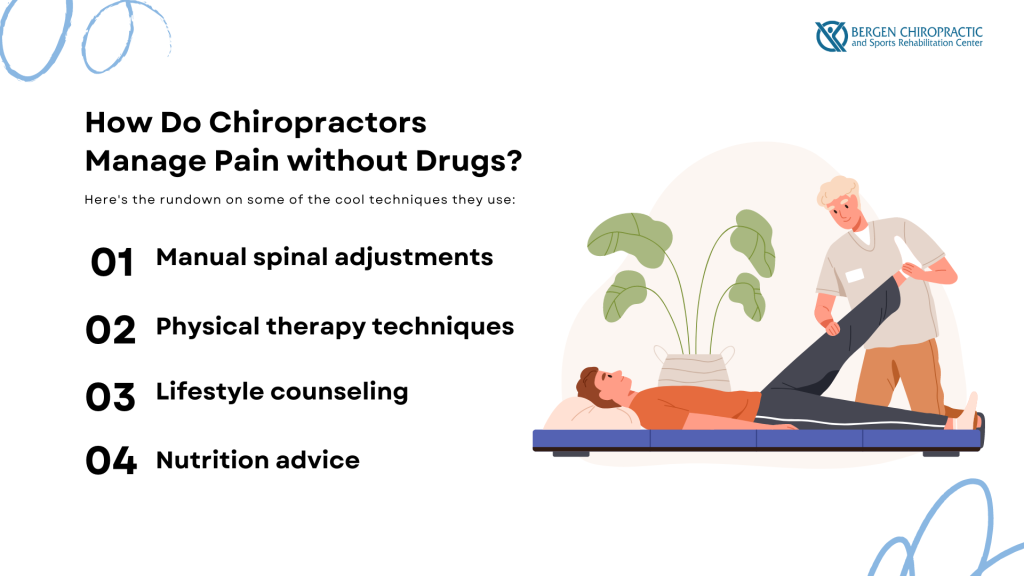 how do chiropractors manage pain without drugs