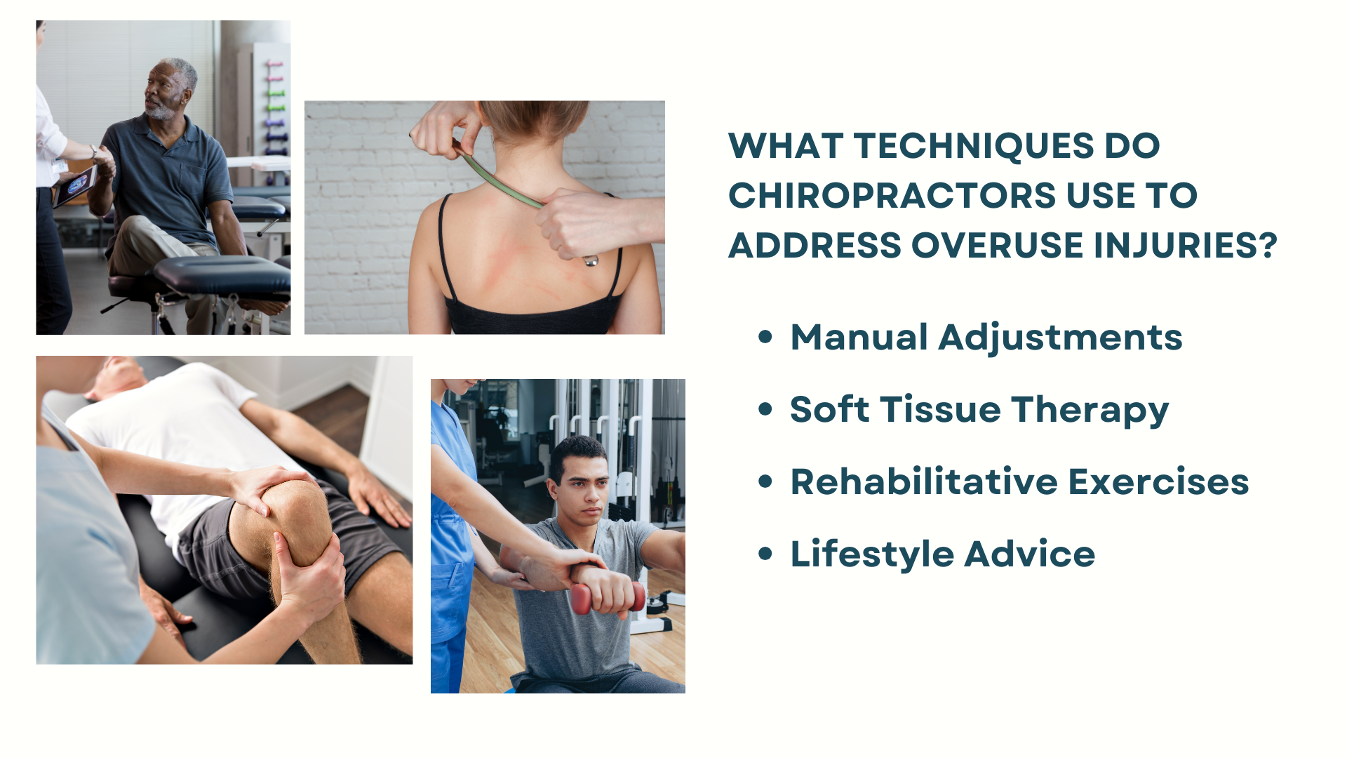 what techniques do chiropractors use to address overuse injuries