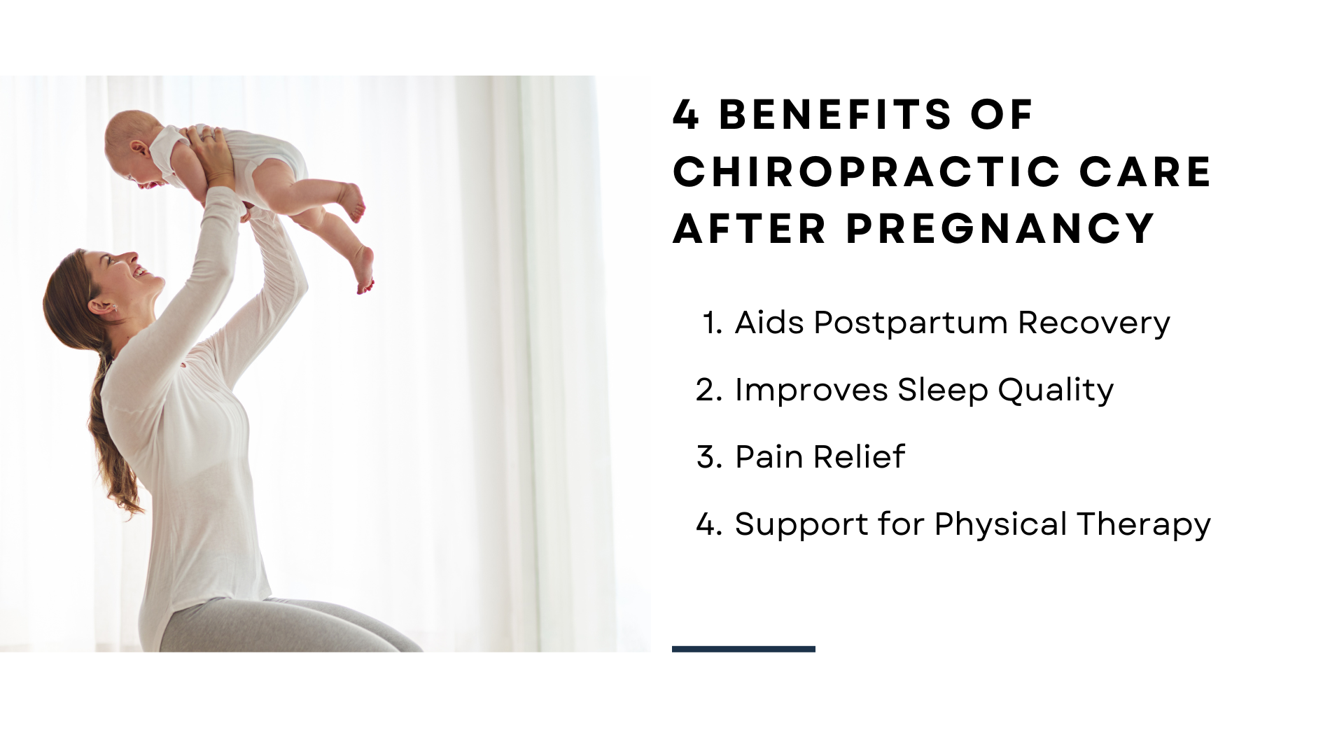 4 benefits of chiropractic care after pregnancy