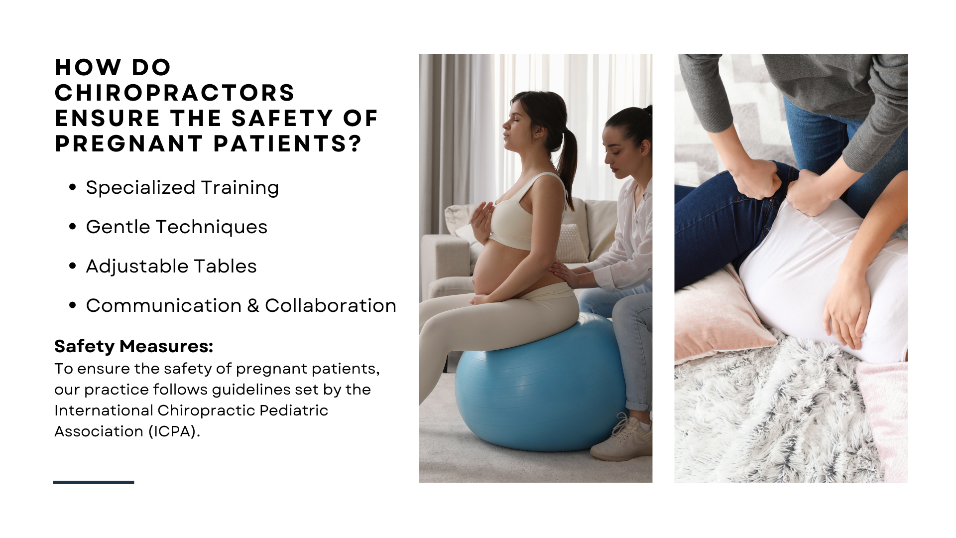 How Do Chiropractors Ensure the Safety of Pregnant Patients?