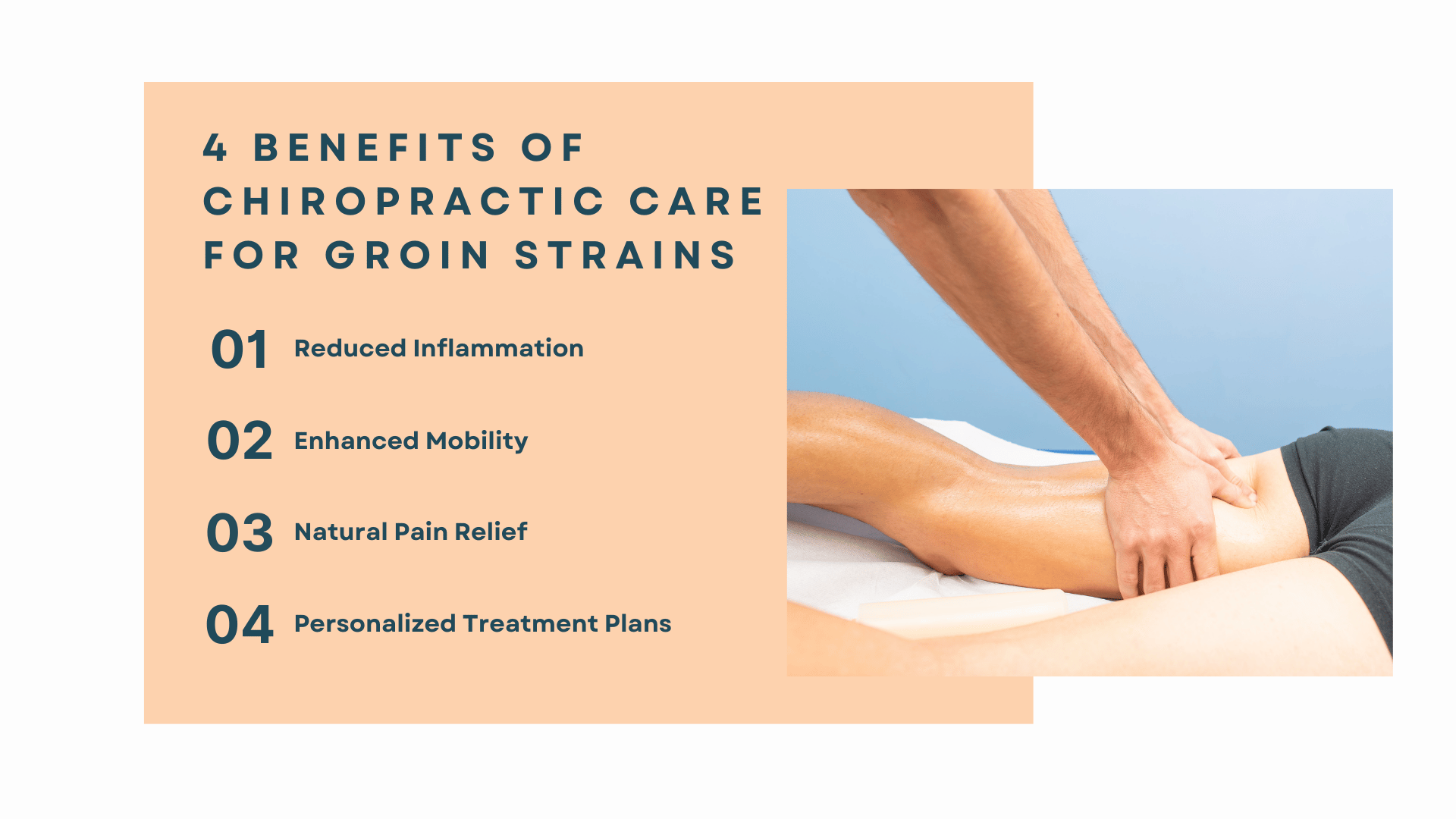 4 benefits of chiropractic care for groin strains