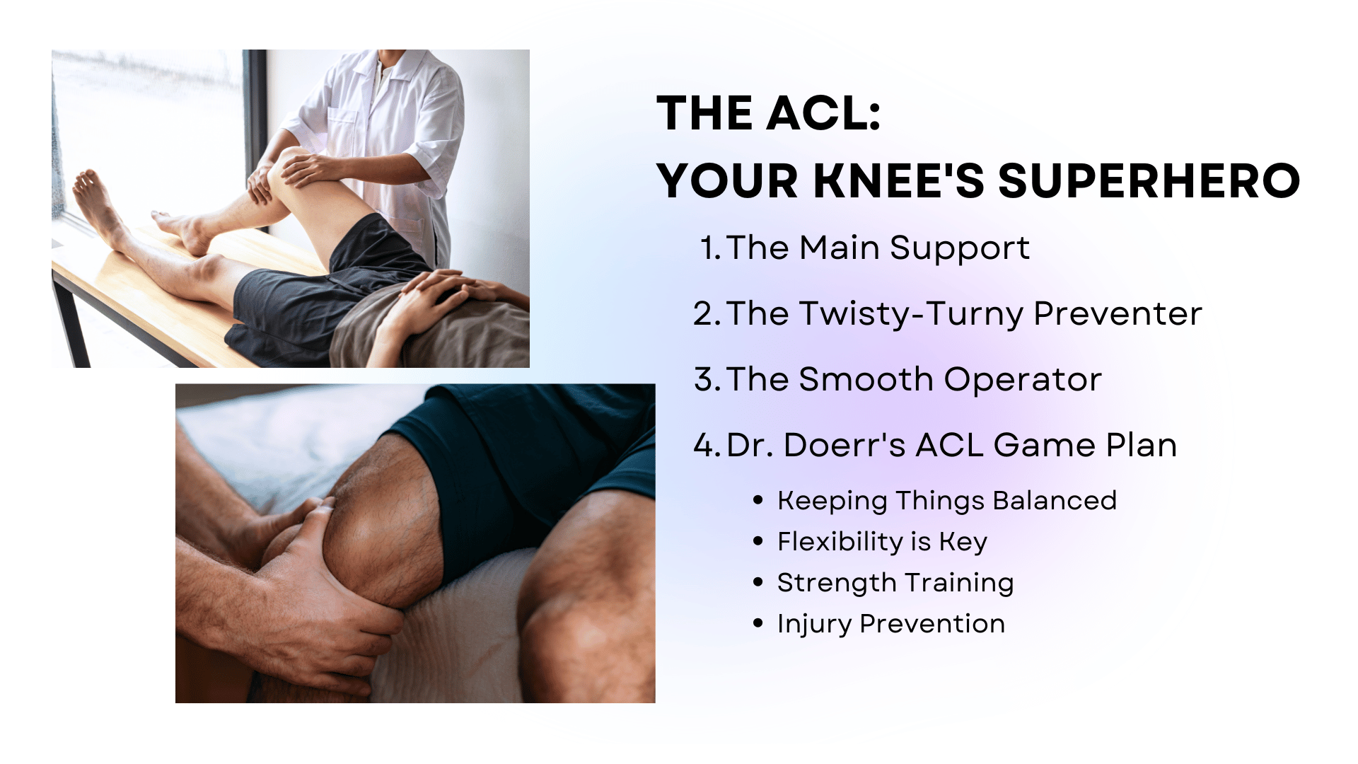 the acl your knee's superhero