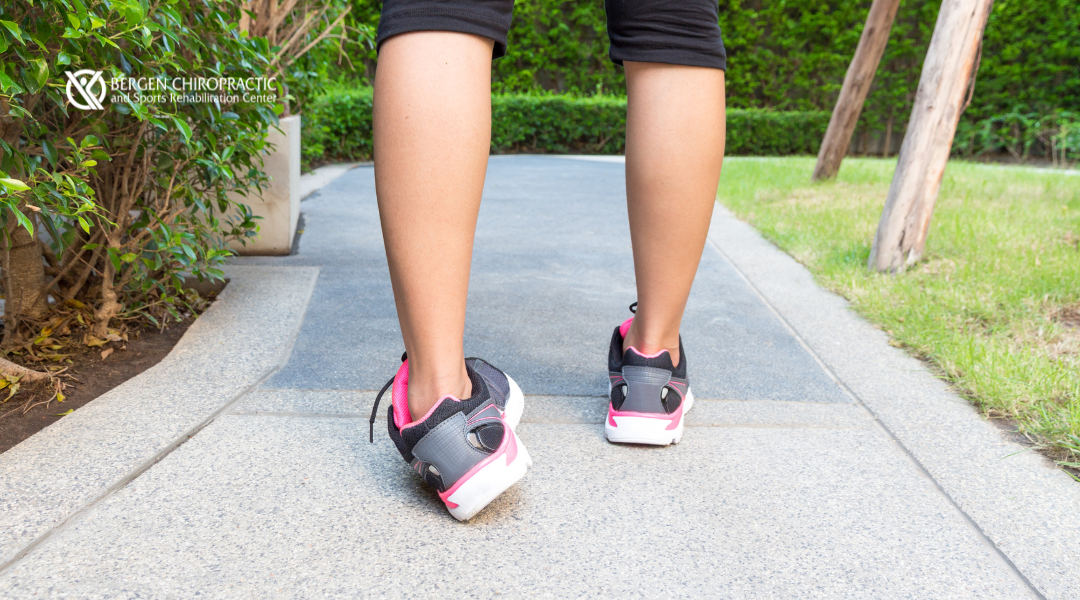 Person twisting ankle